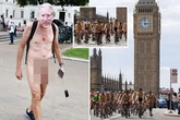Bums and helmets everywhere as cyclists let it all hang out at World Naked Bike Ride