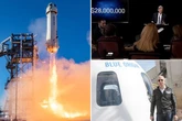 Ex-Google chief is mystery £20m bidder joining Jeff Bezos on space trip, bookies reckon