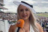 Emma Louise Jones suffers wardrobe malfunction after busting out of low-cut dress