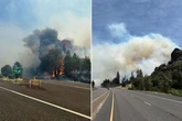 Out-of-control wildfire sparks evacuation as 2,178 homes threatened in 'human-caused' blaze