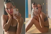 Helen Flanagan slips into underwear to flaunt figure four months after giving birth