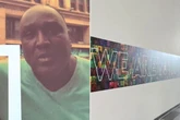 Muscle-fondling 'bogeyman' spotted in community montage at York's new stadium