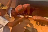Peter Andre forced to climb through toilet window to save son locked in cubicle