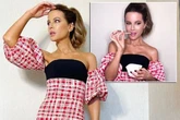 Kate Beckinsale, 47, flaunts curves in dress held up by luck as she turns pin-up