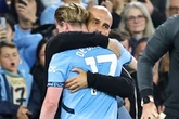 Kevin De Bruyne's tearful farewell speech to Man City as fans and Pep Guardiola celebrate his legacy