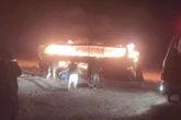 BREAKING 17 kids among 76 dead as bus, truck and motorbike involved in fireball crash