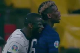 Antonio Rudiger appears to bite Paul Pogba during France vs Germany clash