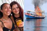 Female British tourist, 26, missing in Thailand after huge blaze rips through boat