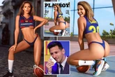 Barcelona-mad Playboy model bid for Lionel Messi's handkerchief to "pose naked with it"