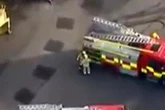 Belfast firefighter brawl as lorry blaze started by 'attempted beheading' rioters roars