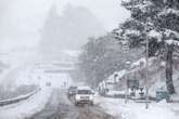 Snow weather maps forecast 150-mile snow blitz across UK towns on Halloween weekend