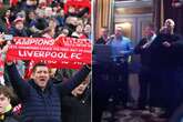 Man Utd fans sing karaoke 'feed the Scousers' as Liverpool supporters slam 'Tory scruffs'