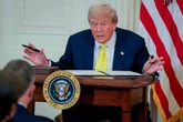 Trump says assassination attempt 'wasn't easy' as he compares it to Purple Heart heroism