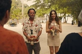 White Lotus' Walton Goggins in tears as he finally talks Aimee Lou Wood 'feud'