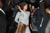 Rihanna appears to confirm third pregnancy as she's seen with bump ahead of Met Gala