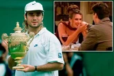 Wimbledon champion 'smashed up trophies' after wife licked TV legend's fingers