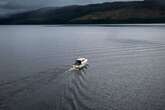 Loch Ness Monster hunter saw 'hump shape' as boat was 'surrounded by foamy water'