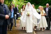 Harriet Sperling wows in elegant wedding gown as she weds late Queen's grandson