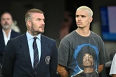 David Beckham and son look tense after family feud with Brooklyn escalates