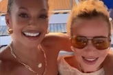 Amanda Holden and Alesha Dixon sizzle in tiny tops on sun-soaked girls' holiday