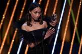 Zoe Saldaña makes swear word ridden BAFTA speech – then gets brutally cut off