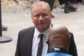 Corrie star seems to be 'turned away' from Ricky Hatton funeral as celebs mourn