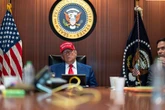 Donald Trump donned red MAGA hat as he approved strikes on Iran nuclear sites