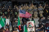 Donald Trump brands LA rioters 'animals' as he says city would have burned without troops