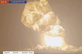 Elon Musk's SpaceX Starship explodes into flames at test site