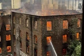 Huge 180-person evacuation after 19th century mill inferno tears through Manchester