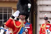 Prince William's Trooping the Colour message to Harry as he rides horseback