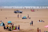Police swarm Aberavon Beach as 70-year-old man arrested and taken into custody