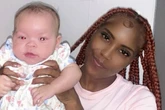 Mum fights off woman armed with two knives who tried to steal her baby in the park