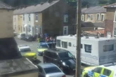 Girl, 17 knifed in the neck as armed cops swoop and man, 30 arrested