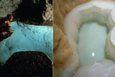 Mysterious pool 'full of milk' never before seen by humans found deep below ground