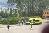 Three boys rushed to hospital after tree crashes down on them in school playground