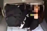 Woman found trapped inside suitcase on bus as she shouts 'thank god'