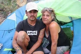 Mum and son living in tent on roadside after flying to Tenerife 'for new life'