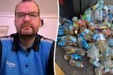 Amazon depot's huge pile of urine-filled bottles shows reality of "nightmare" job