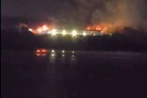 Raging fire engulfs Little Island building as 'explosions' heard from miles away