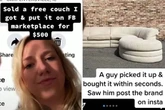 Woman regrets selling sofa for £350 after realising it had hidden value