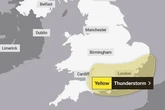 Met Office issues 'prepare now' kit with three items as 36 areas face thunderstorms