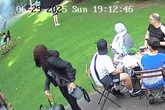 Feral gang of kids filmed 'launching fireworks at mums and babies' in city centre park