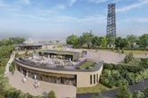 Mega money leisure centre with hill-top restaurant, gondola and zipline being built