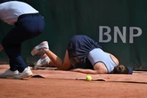 Tennis star forced to retire after crashing into wall in horrifying French Open moment