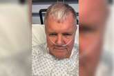 Legendary commentator Clive Tyldesley worries with hospital pic as fans say 'stay strong'