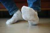 Get white socks gleaming again by adding 1 natural item to the washing machine