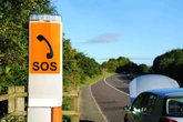 'Stop immediately' warning to driver who see 'white' sign from their car