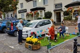 Locals rebuild parklet in truck and drive it back after council killjoys removed it
