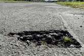 Drivers who drive on pothole roads between January and March being handed free cash